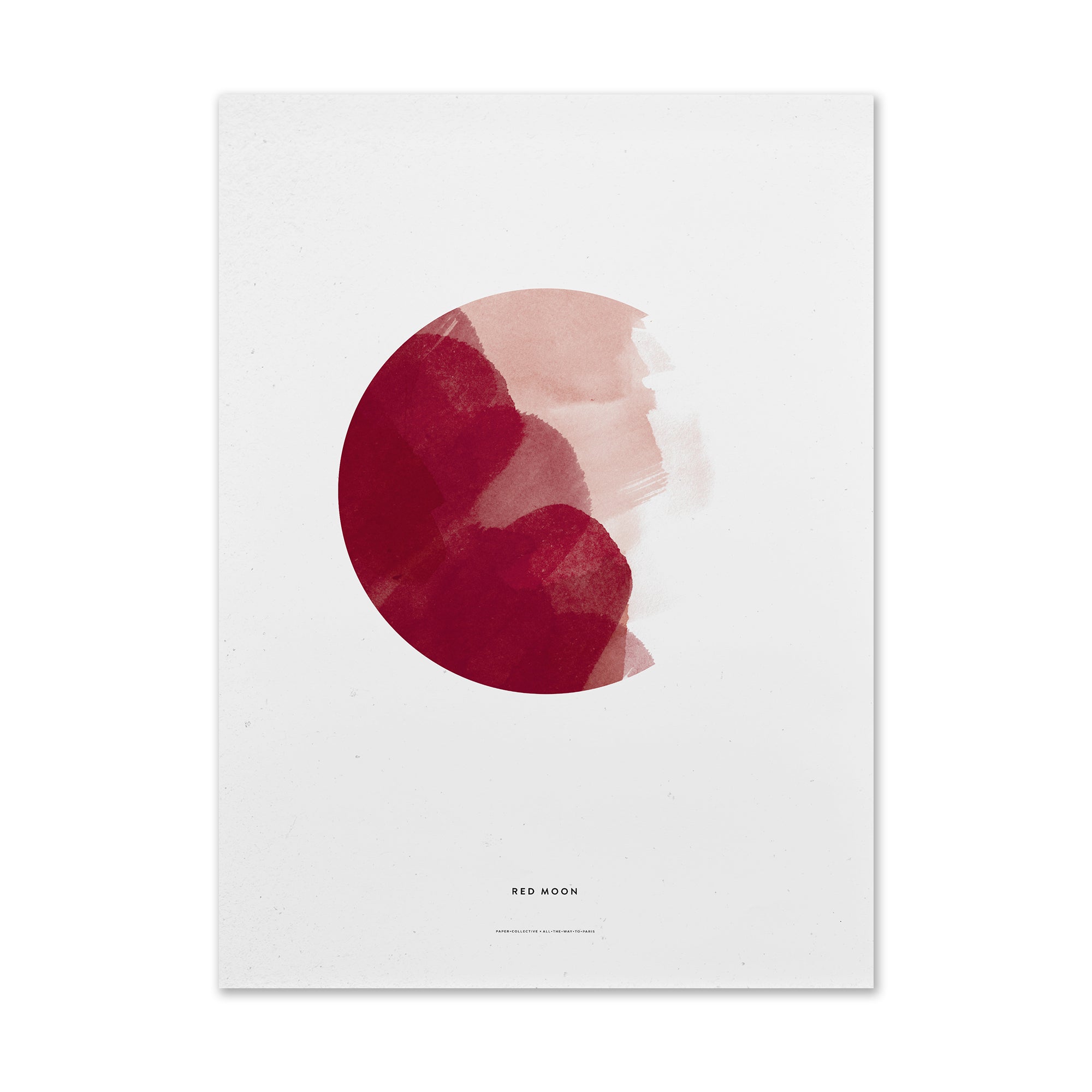 Paper Collective - Red Moon Poster | 
