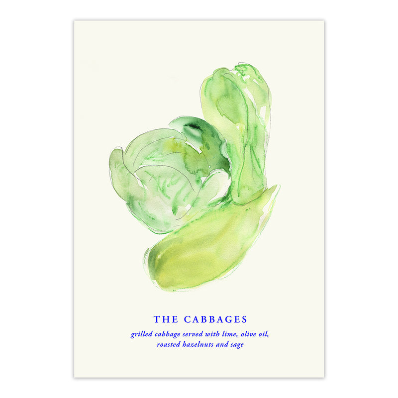Paper Collective - The Cabbages Poster | 70 x 100 cm