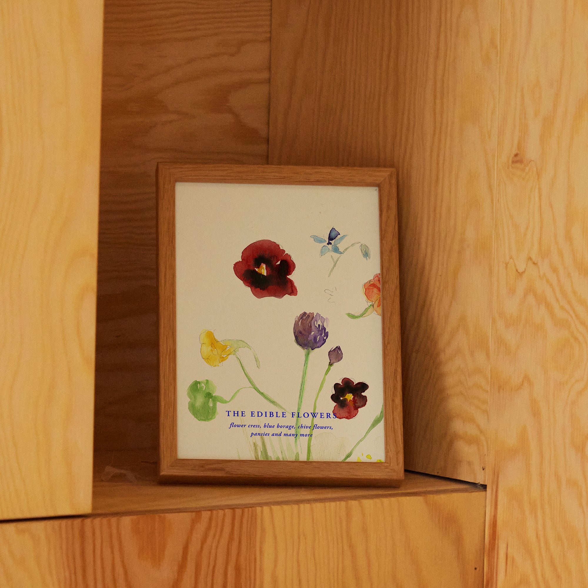Paper Collective - The Edible Flowers Poster | A4