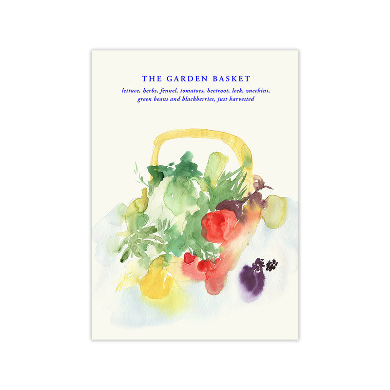 Paper Collective - The Garden Basket Poster | 50 x 70 cm