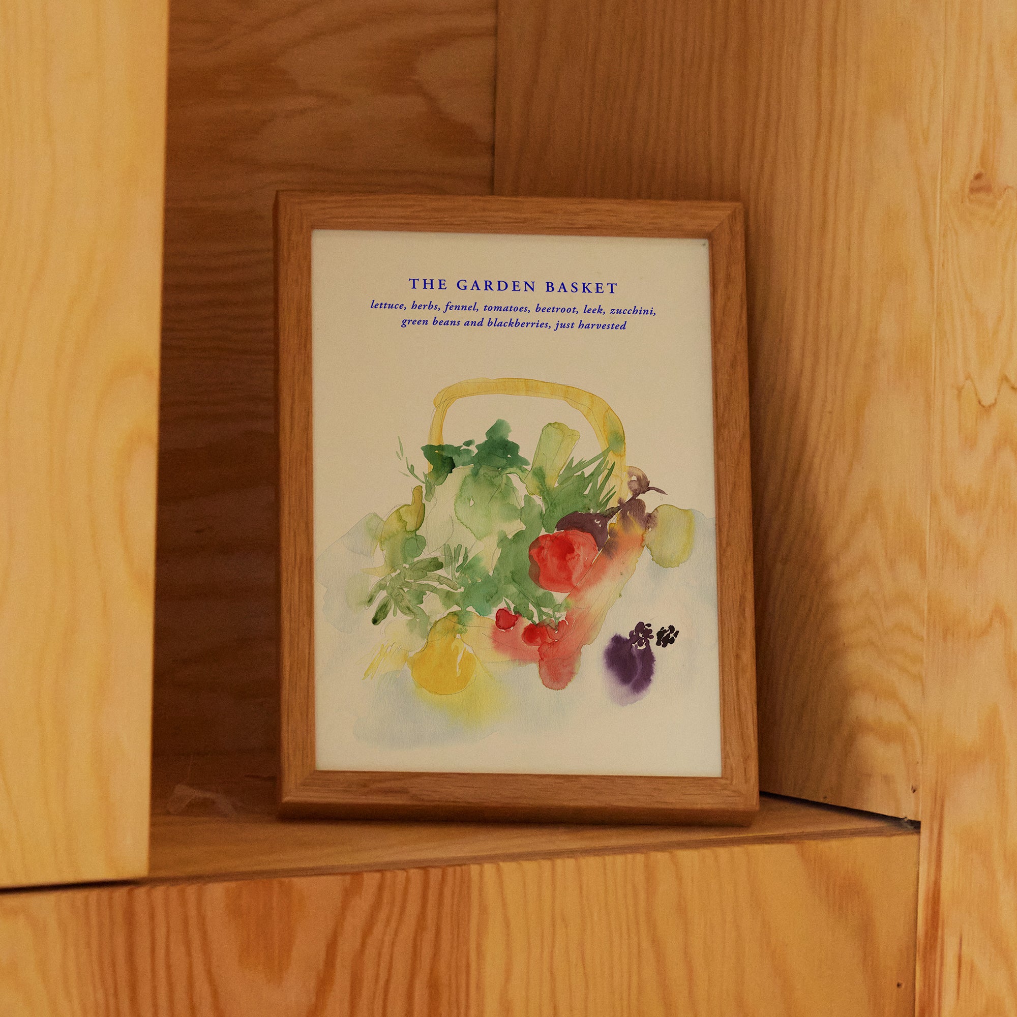 Paper Collective - The Garden Basket Poster | A4