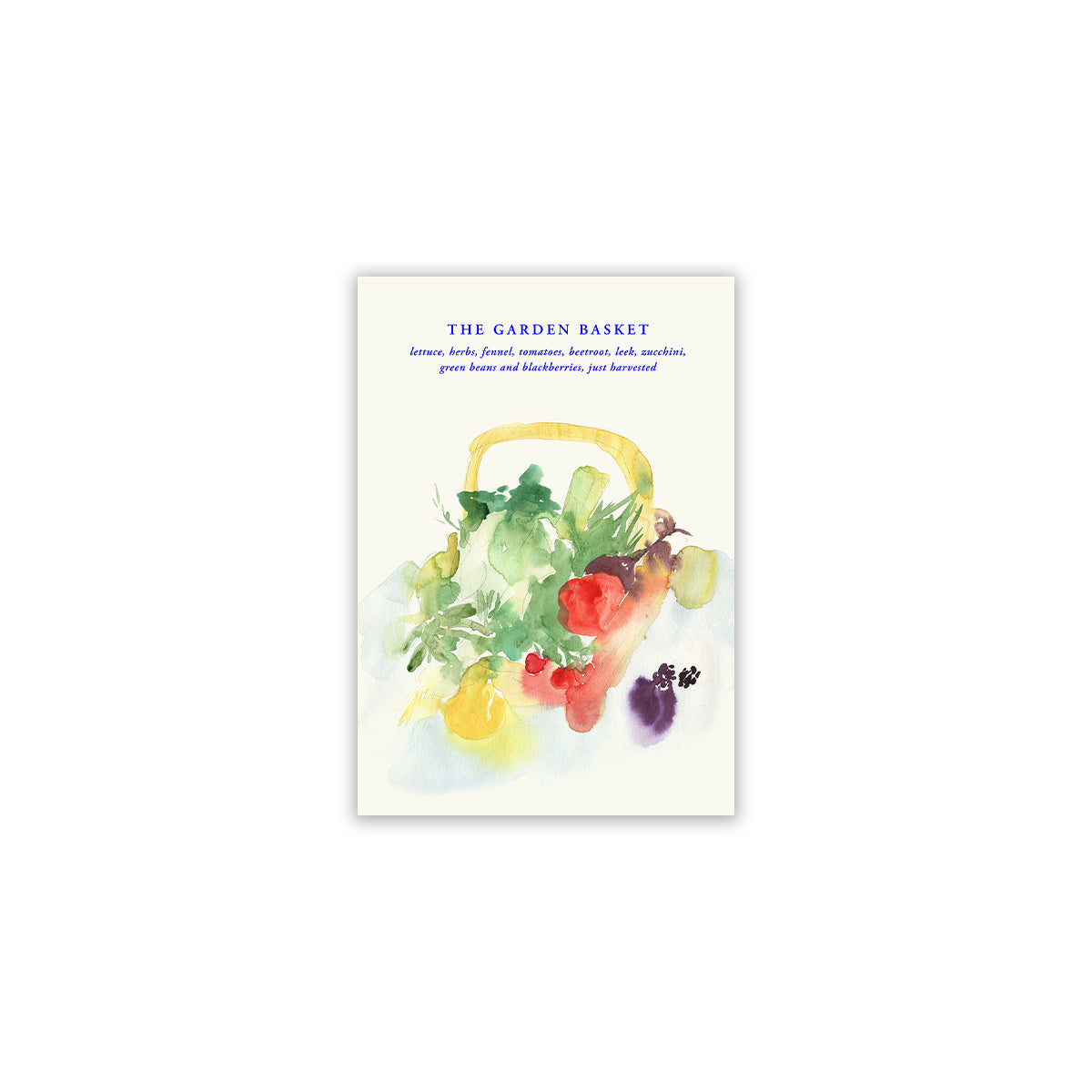 Paper Collective - The Garden Basket Poster | A4