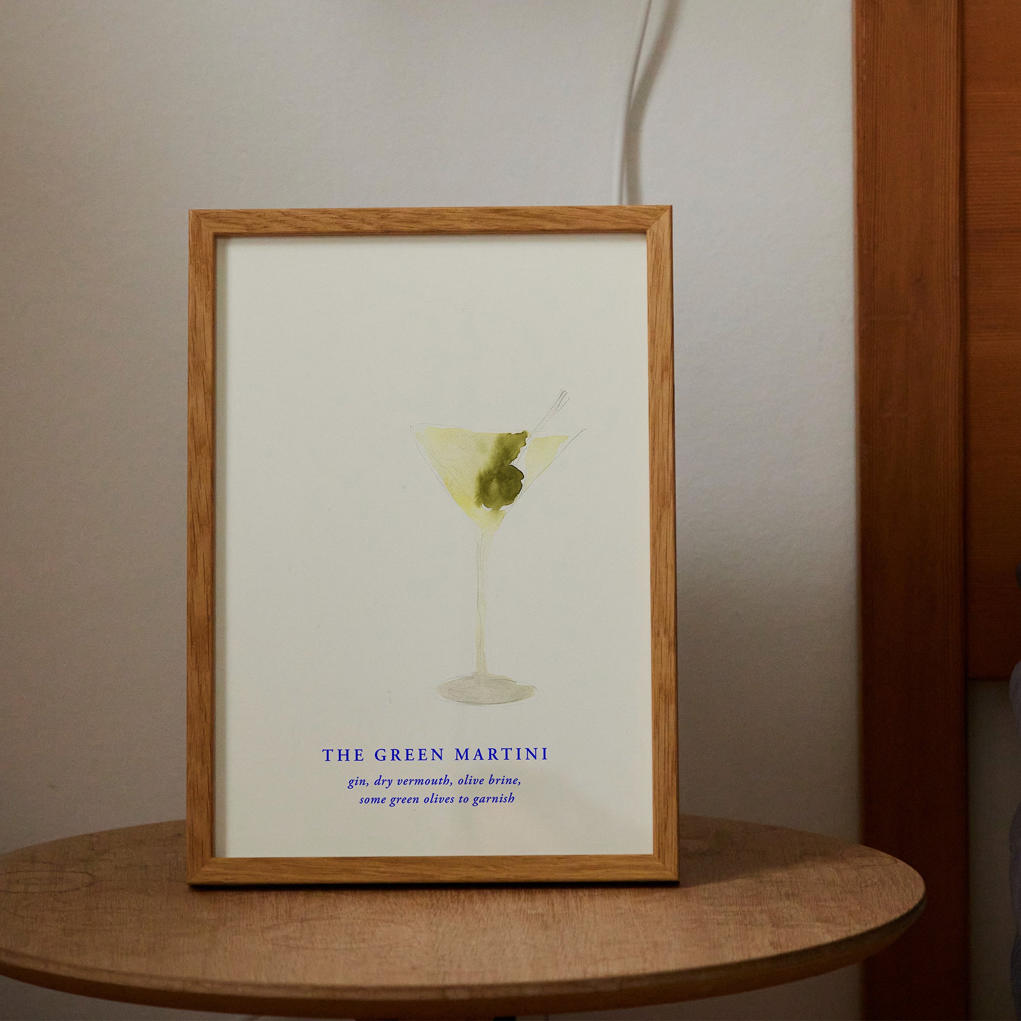 Paper Collective - The Green Martini Poster | A4