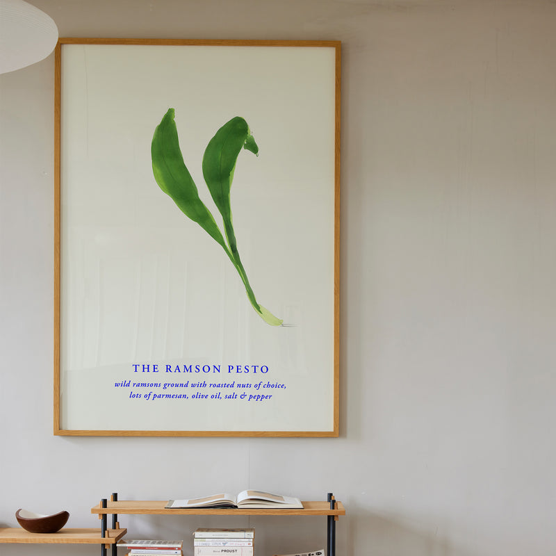 Paper Collective - The Ramson Pesto Poster | 100 x 140 cm
