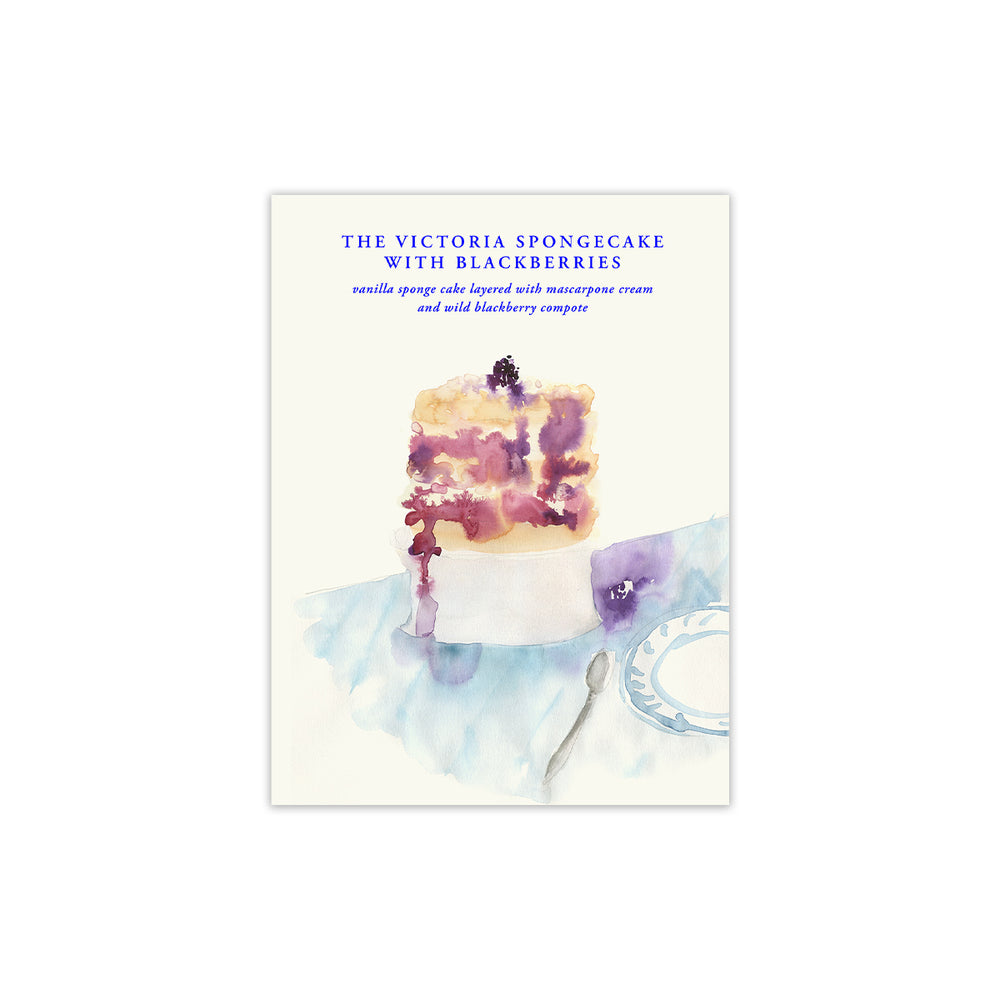 Paper Collective - The Victoria Spongecake Poster | 30 x 40 cm