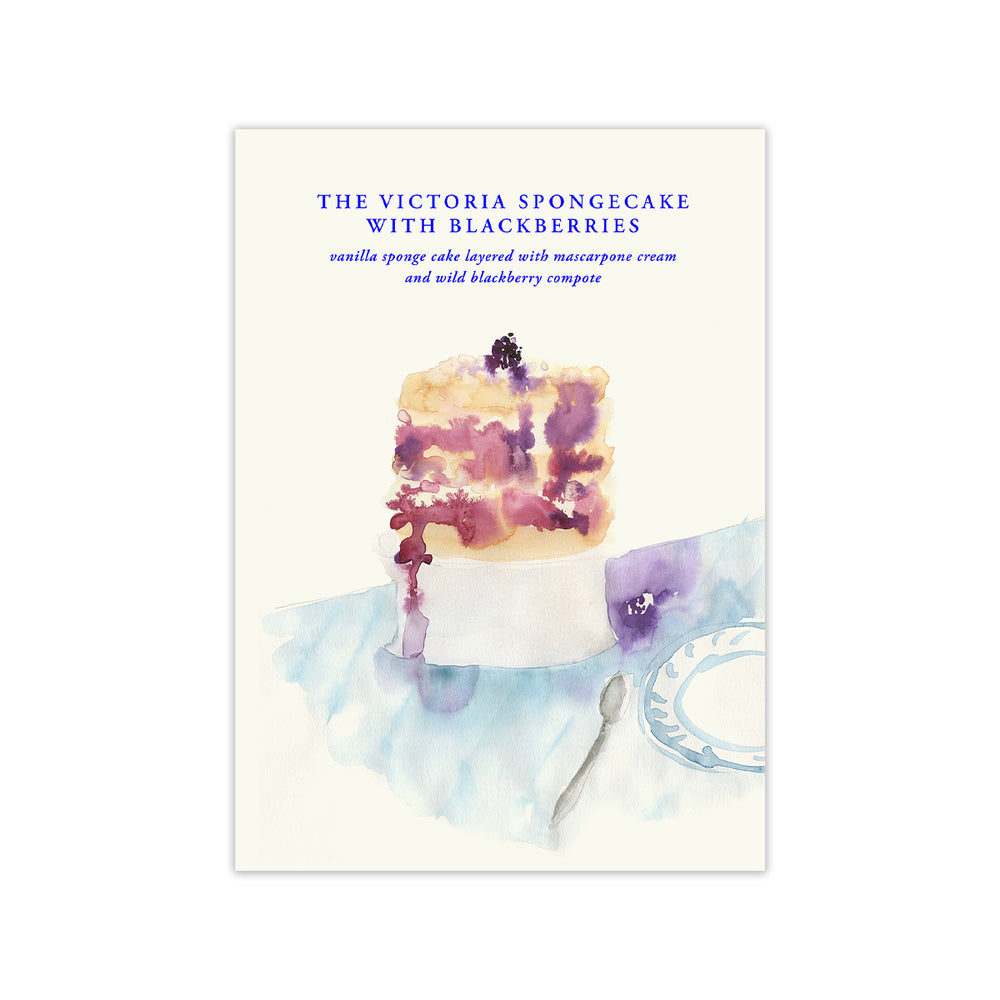 Paper Collective - The Victoria Spongecake Poster | 50 x 70 cm