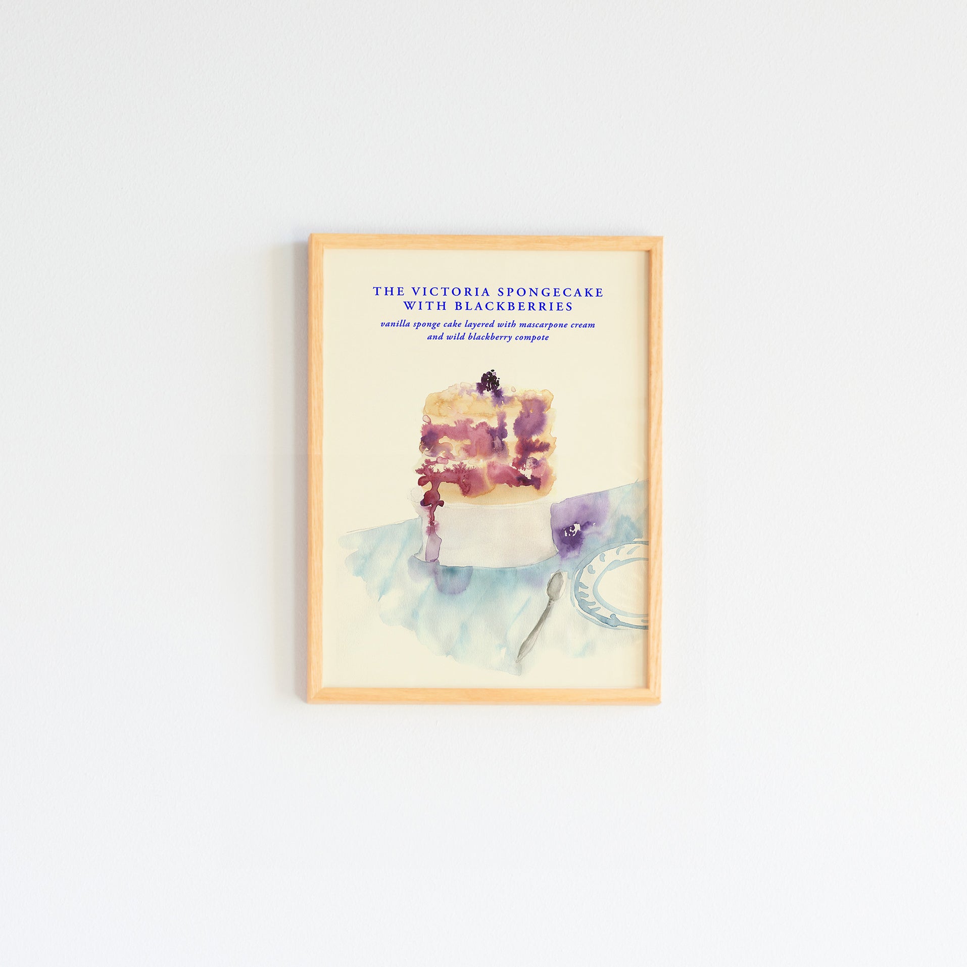 Paper Collective - The Victoria Spongecake Poster | A4