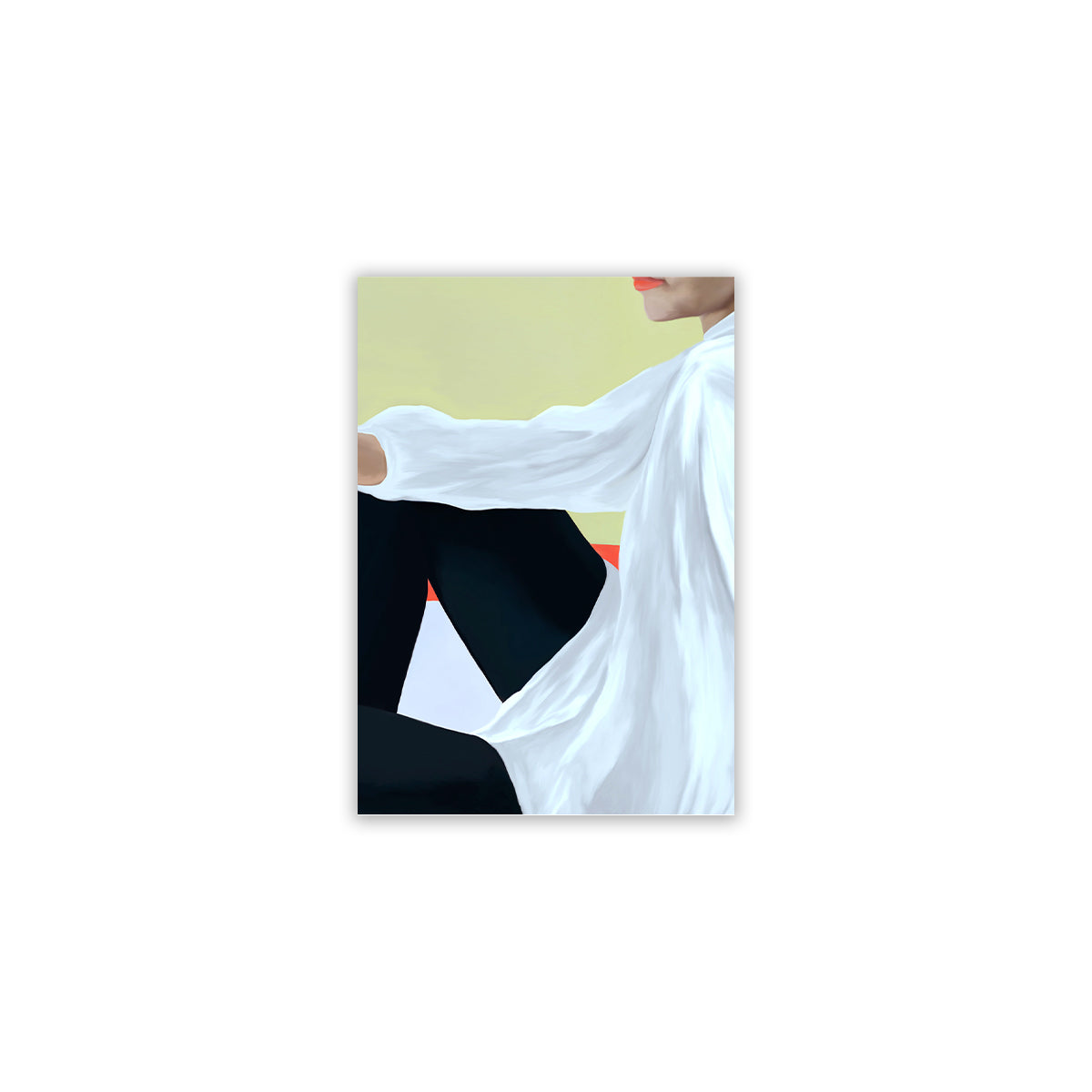 Paper Collective - White Shirt Poster | A4