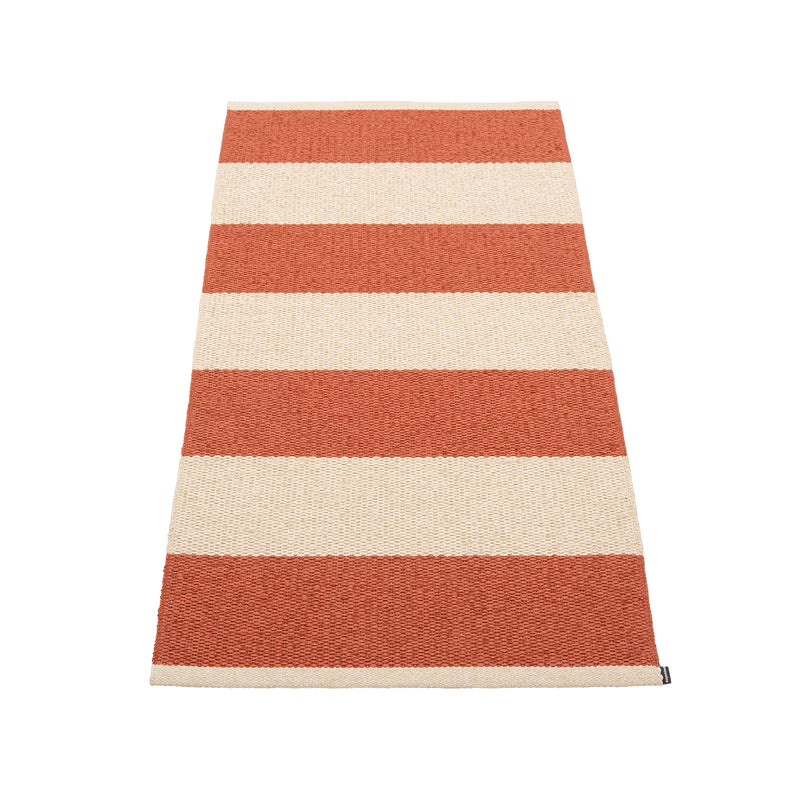 Pappelina - Bob Teppich  | 70 x 150 cm / brick/vanilla