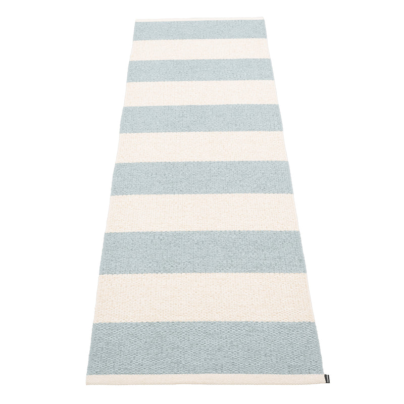 Pappelina - Bob Teppich  | 70 x 225 cm / blue fog/vanilla