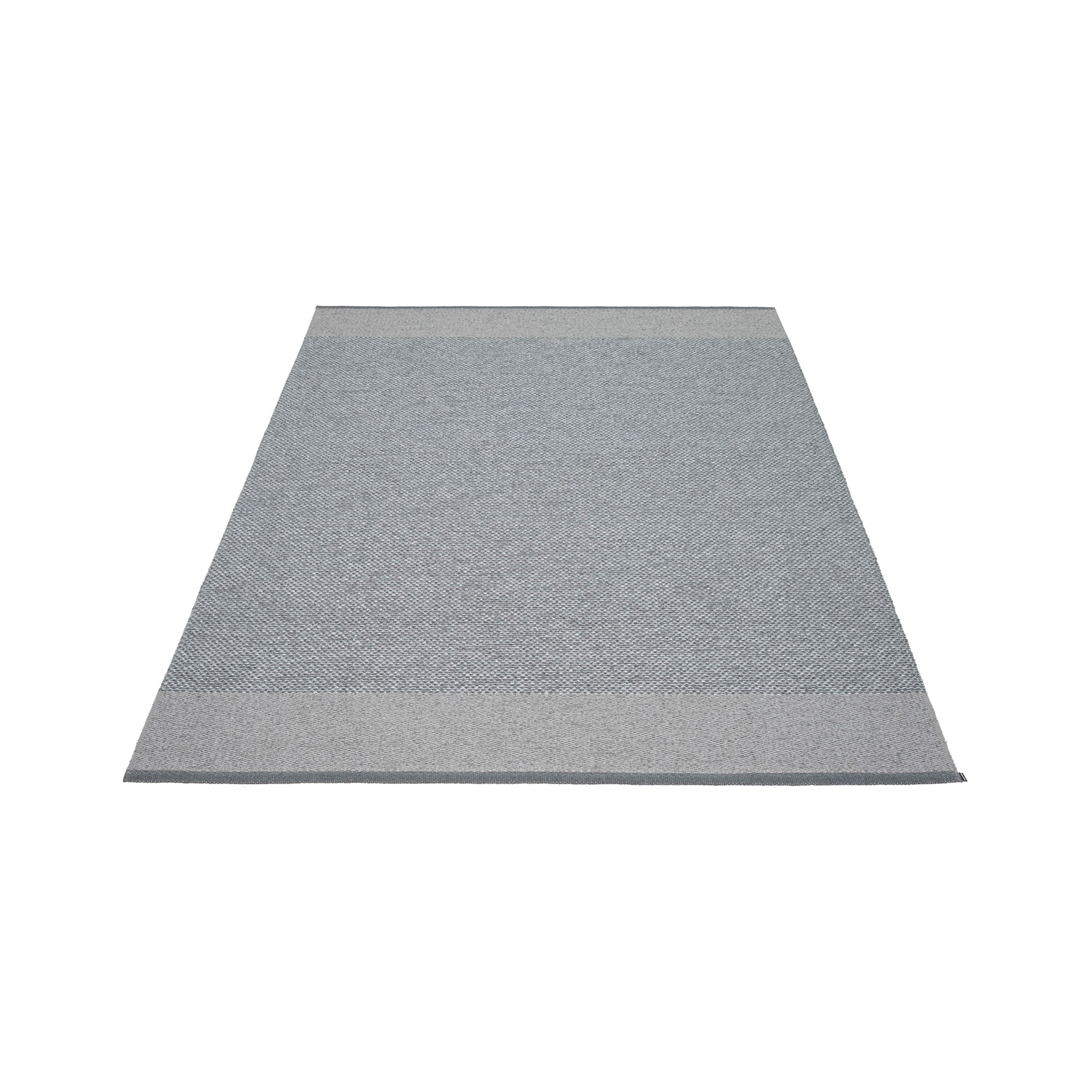 Pappelina - Edit Teppich | 140 x 200 cm / granit / grey/grey metallic