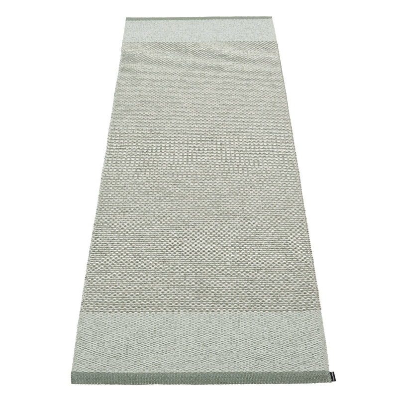 Pappelina - Edit Teppich | 70 x 200 cm / army / sage/stone metallic