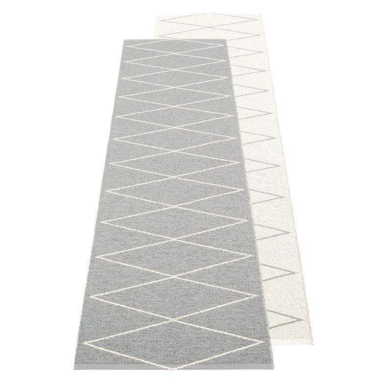 Pappelina - Max Wendeteppich (70 cm) | 70 x 240 cm / grau/vanilla