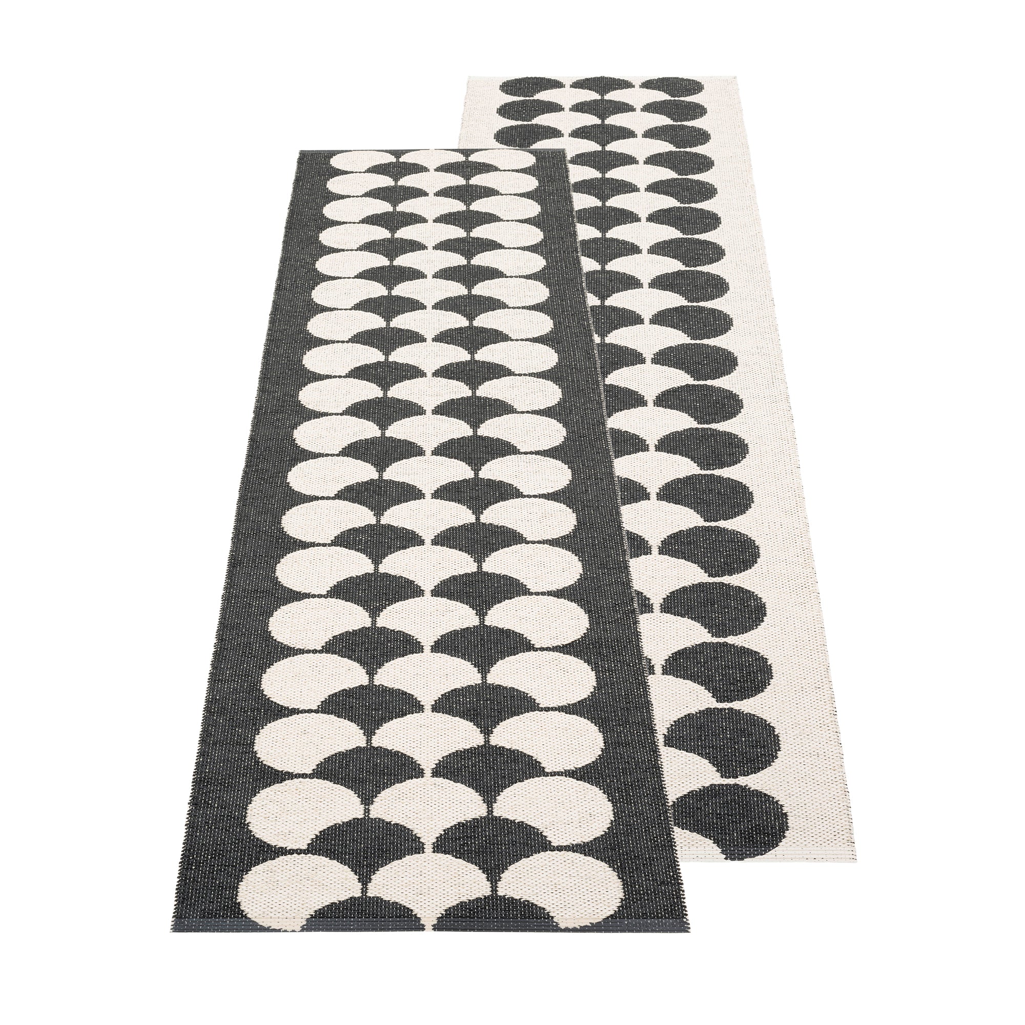 Pappelina - Poppy Teppich | 70 x 250 cm / schwarz