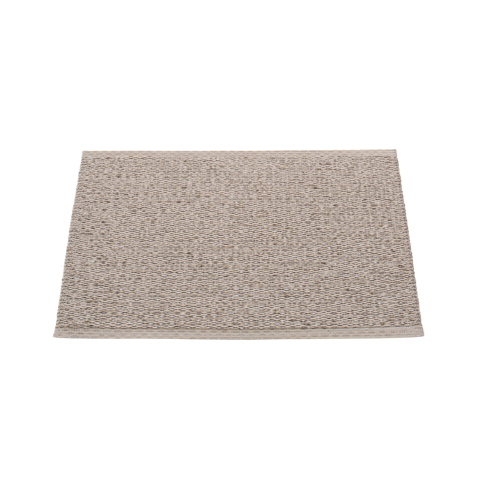 Pappelina - Svea Teppich (70 cm) | 70 x 50 cm / mud metallic/mud