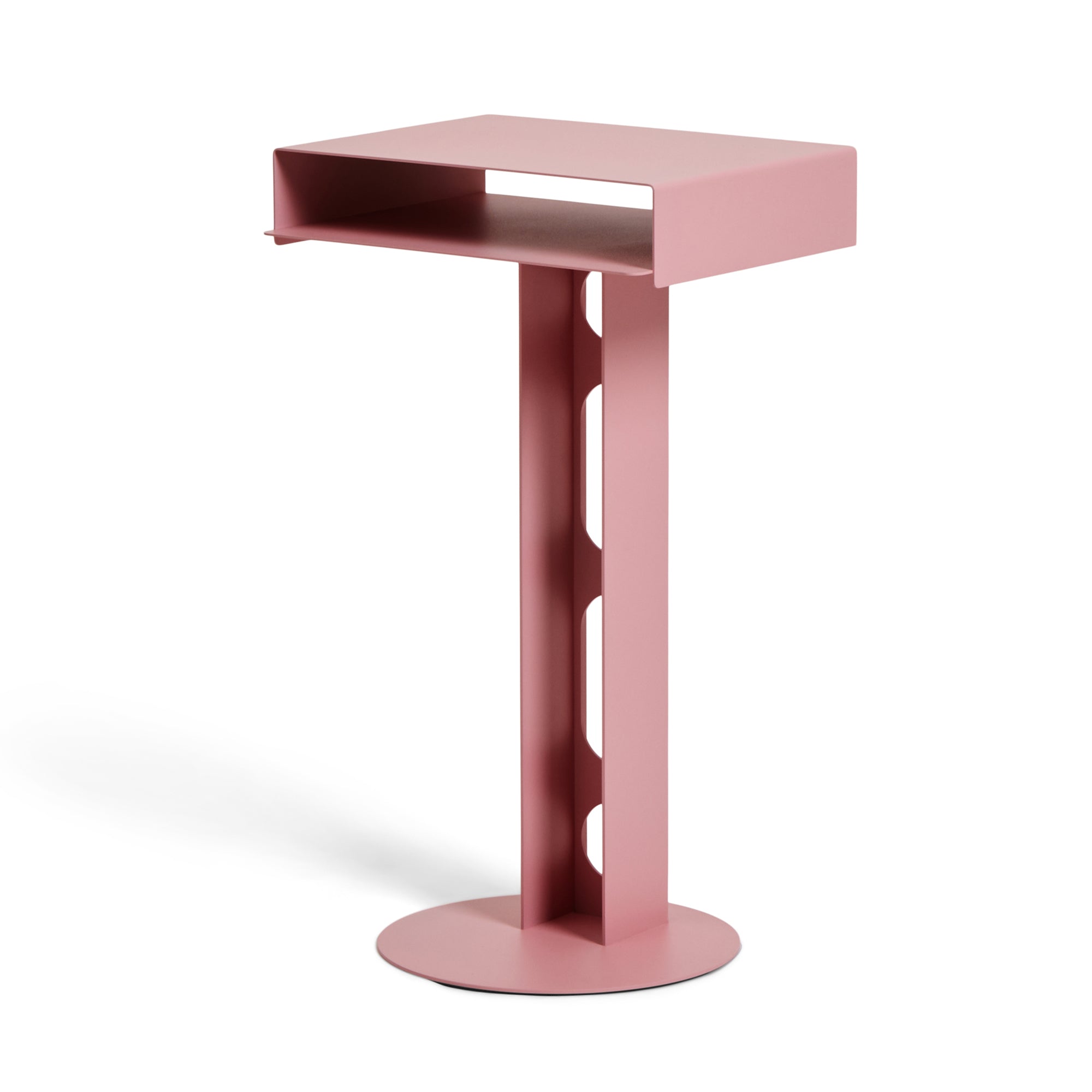Pedestal - Sidekick Table | bubble gum