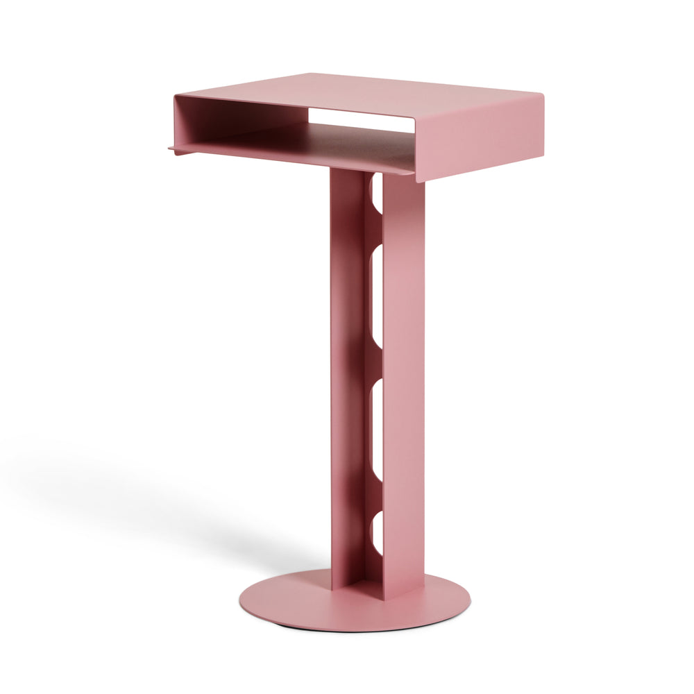 Pedestal - Sidekick Table | bubble gum