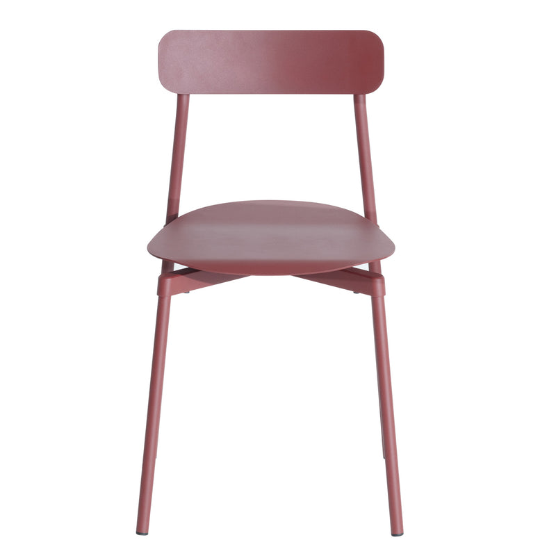 Petite Friture - Fromme Stuhl Outdoor | burgunder
