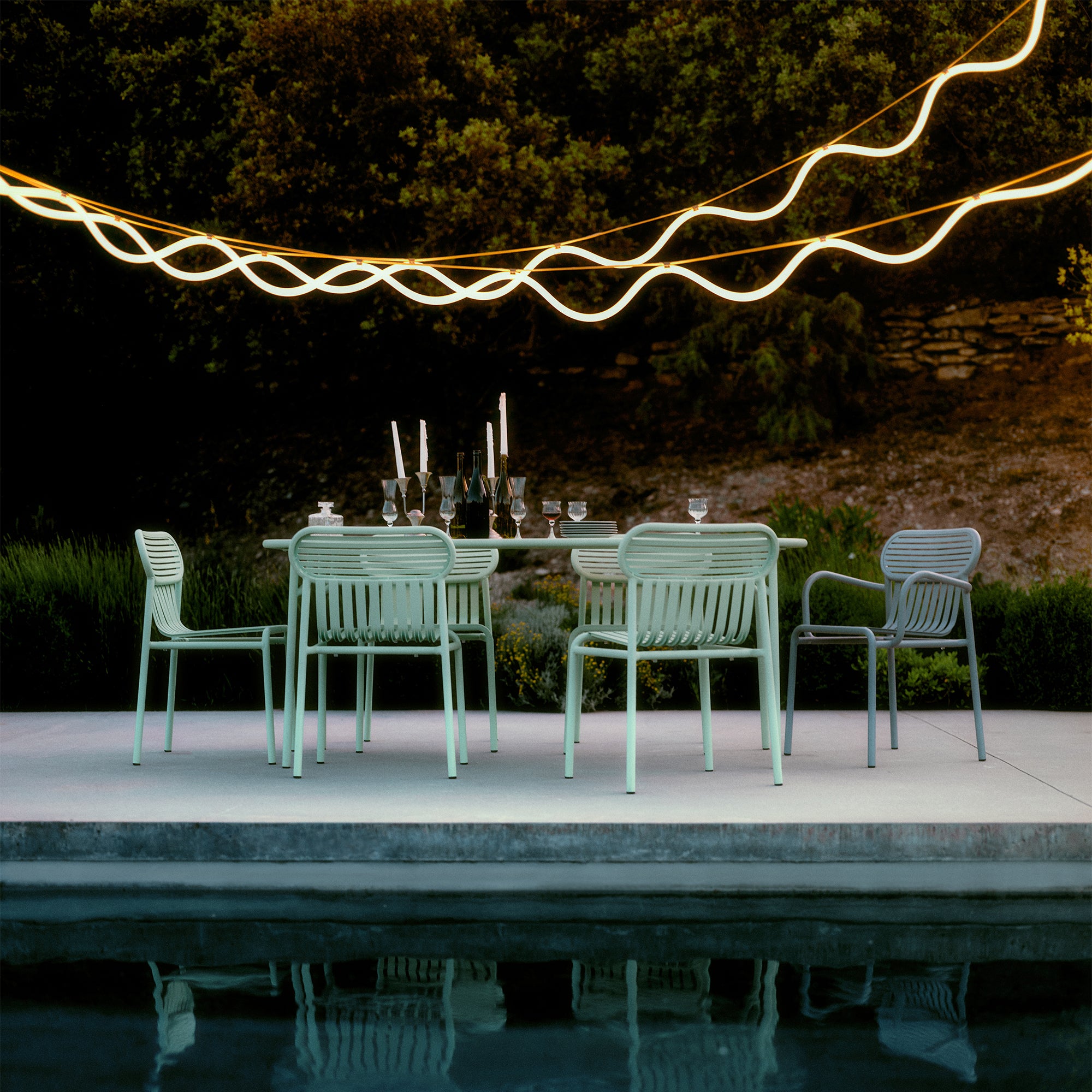 Petite Friture - Spline LED Pendelleuchte | braun/orange