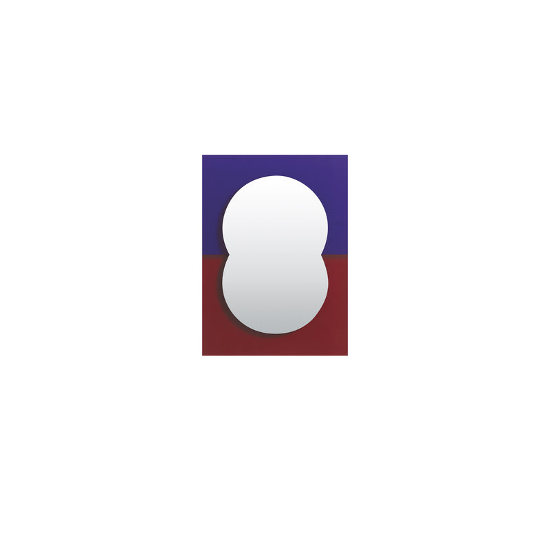Petite Friture - Wander Spiegel | 40 x 55 cm / Purple, Brown Red