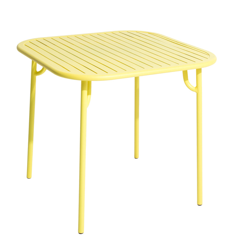 Petite Friture - Week-End Tisch | 85 x 85 cm / gelb