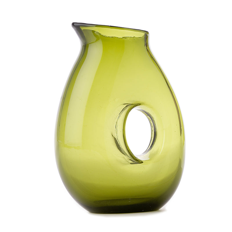 POLSPOTTEN - Jug with hole | moosgrün