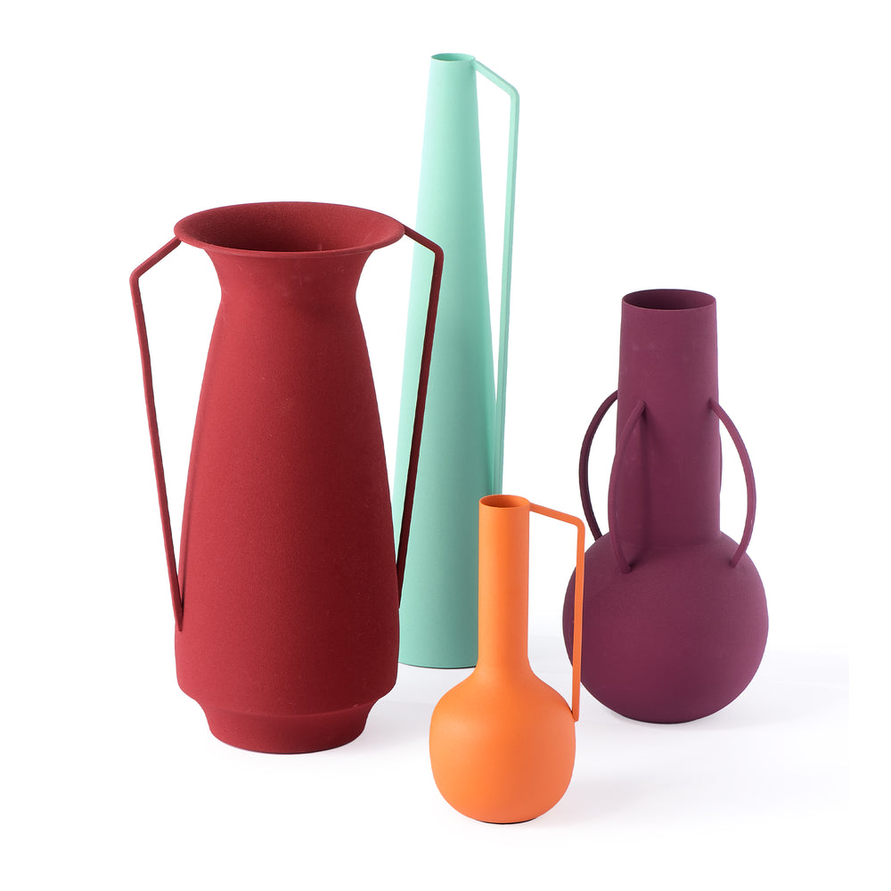 POLSPOTTEN - Roman Vase | 4er-Set / mehrfarbig matt