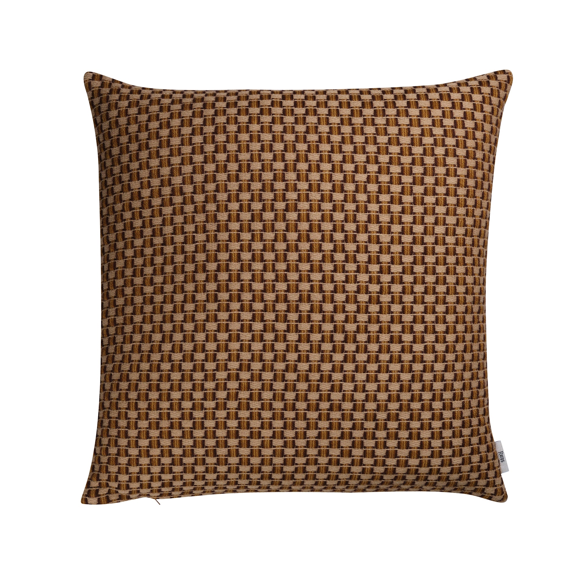 Røros Tweed - Isak Kissen | gelb/braun