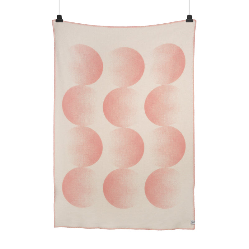 Røros Tweed - MOON Decke | rosy sky