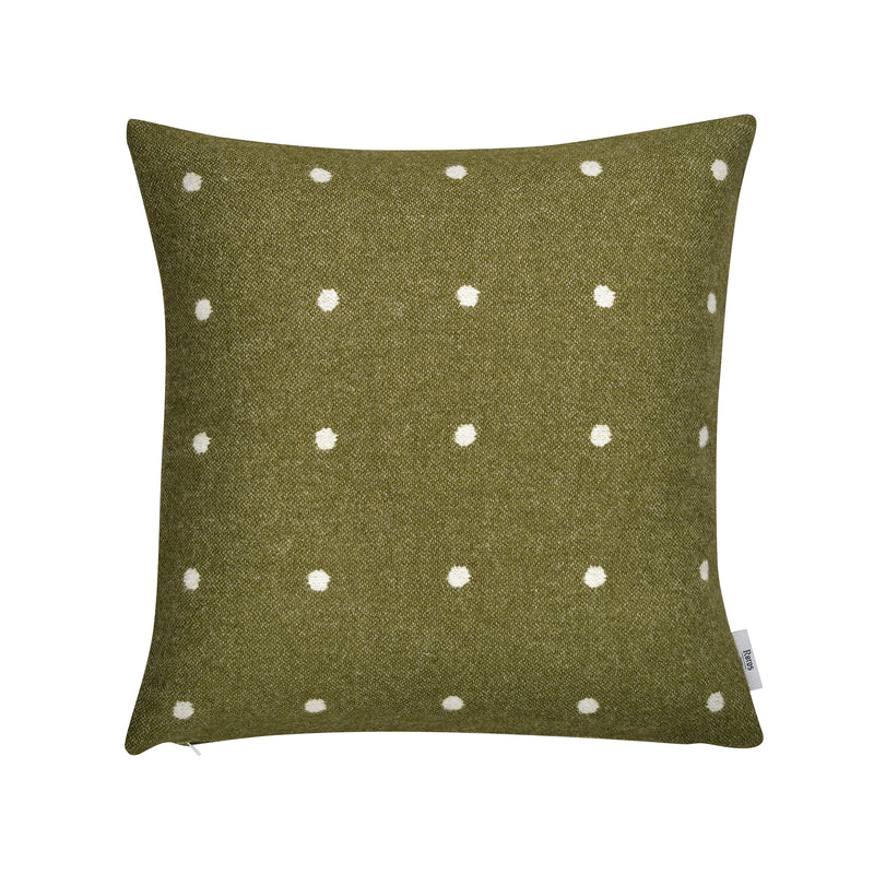 Røros Tweed - Pastille Kissen | green moss