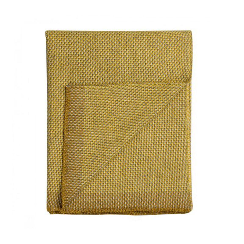 Røros Tweed - Una Wolldecke | ocker