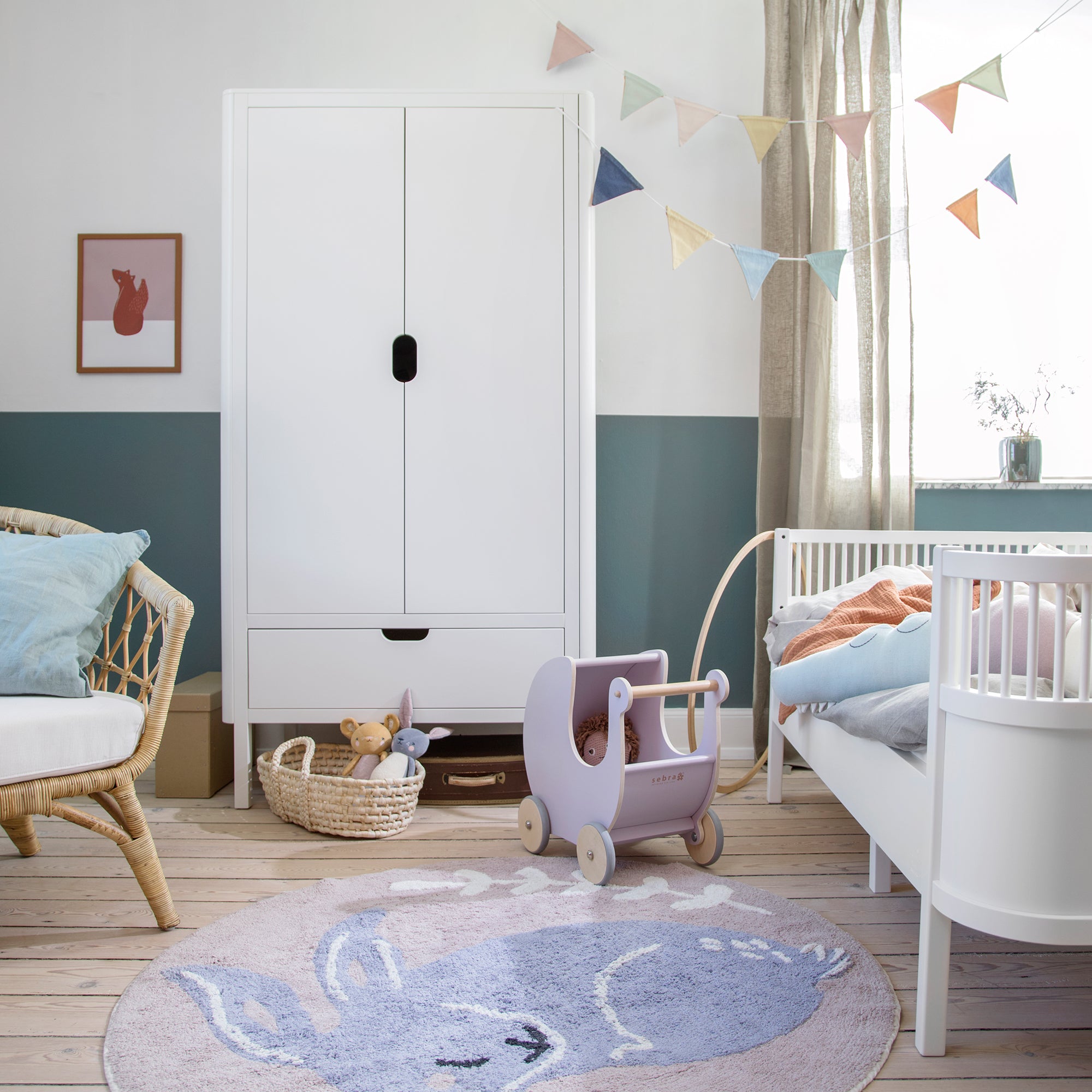 Sebra - Kinder-Kleiderschrank | 