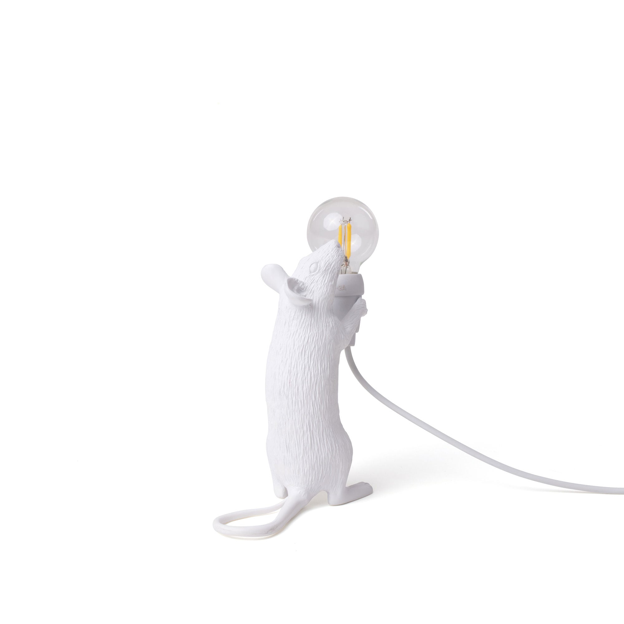Seletti - Mouse Standing Tischleuchte | weiß
