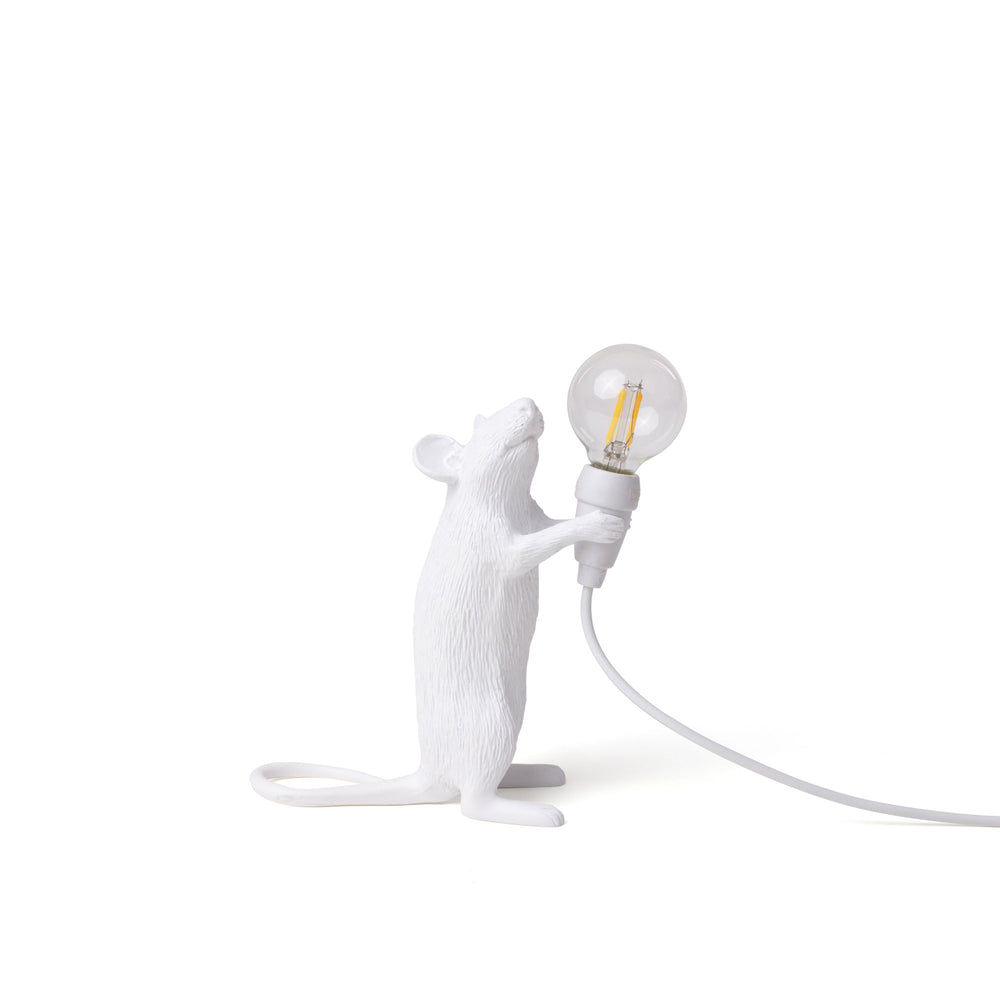 Seletti - Mouse Standing Tischleuchte | weiß