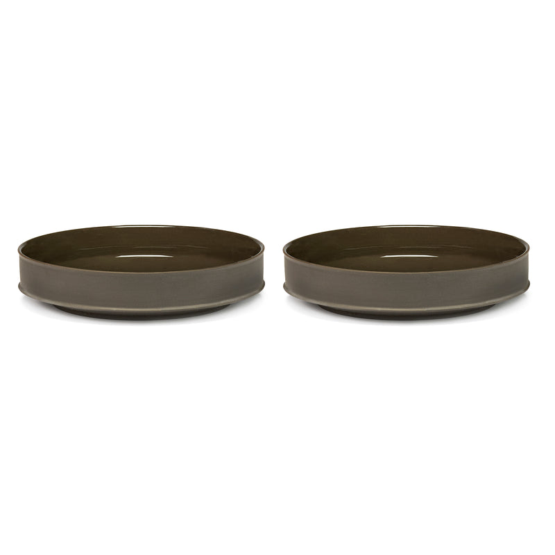 Serax - Dune Schale by Kelly Wearstler Ø 21 cm | Slate