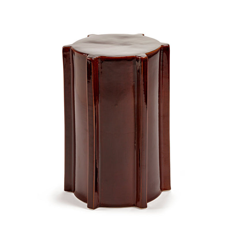 Serax - Pawn Beistelltisch | Ø 31 cm  / dark brown
