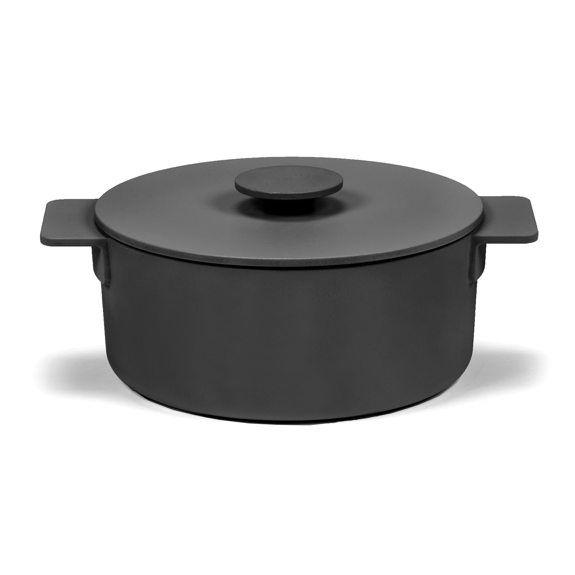 Serax - Surface Gusseisentopf mit Deckel | 3 l / schwarz