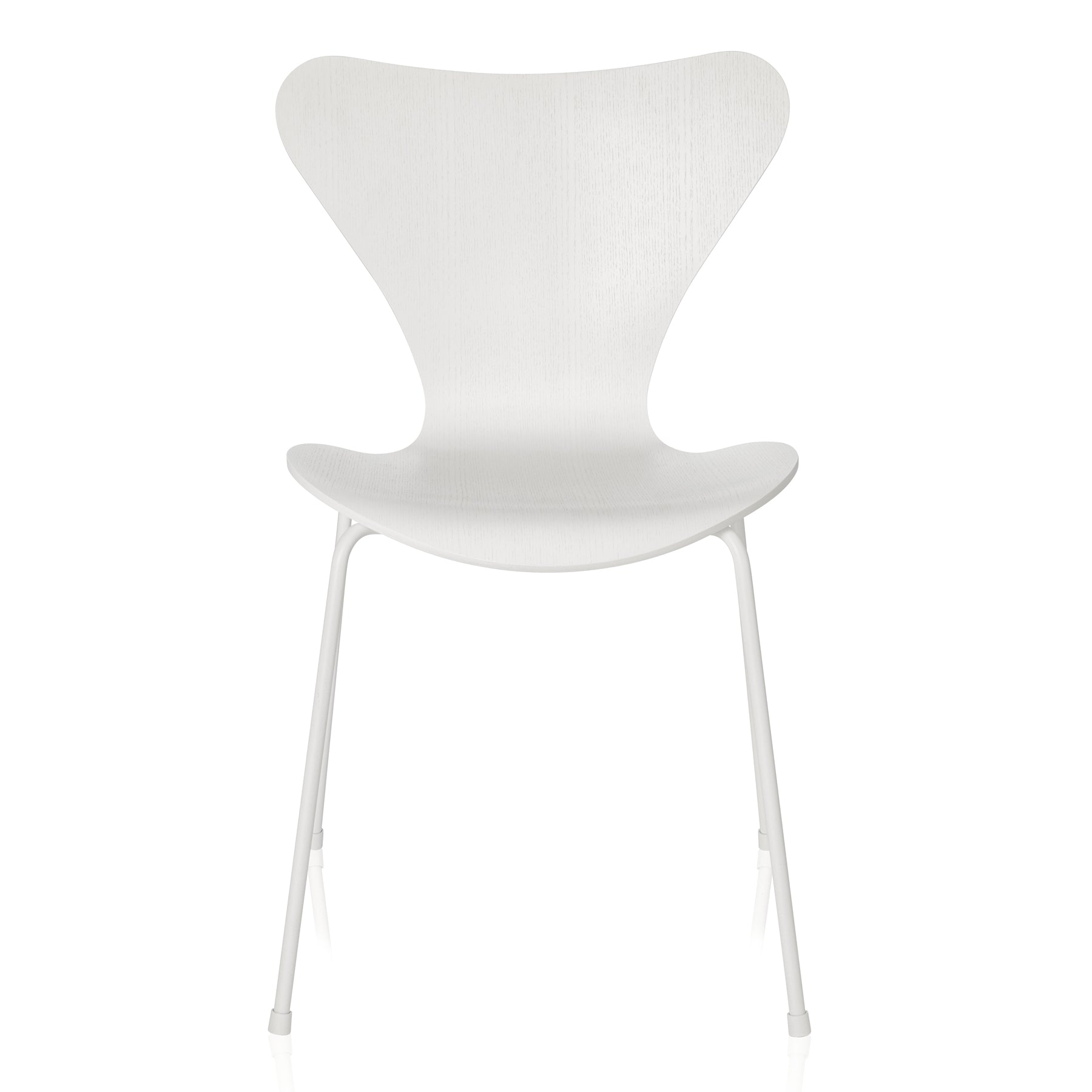 Fritz Hansen - Serie 7 Stuhl Monochrom | Esche weiß gefärbt