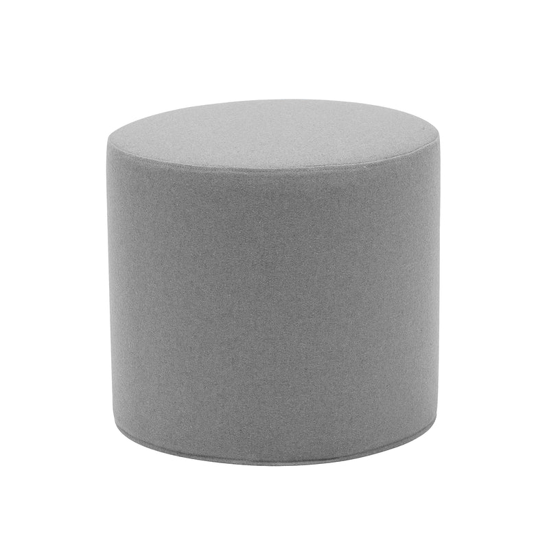 Softline - Drum Hocker / Beistelltisch | Filz grau (620) / hoch