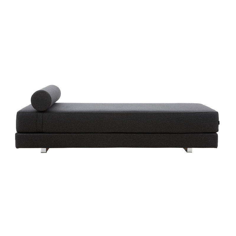 Softline - Lubi Schlafsofa  | Filz anthrazit (610) / Kaltschaummatratze