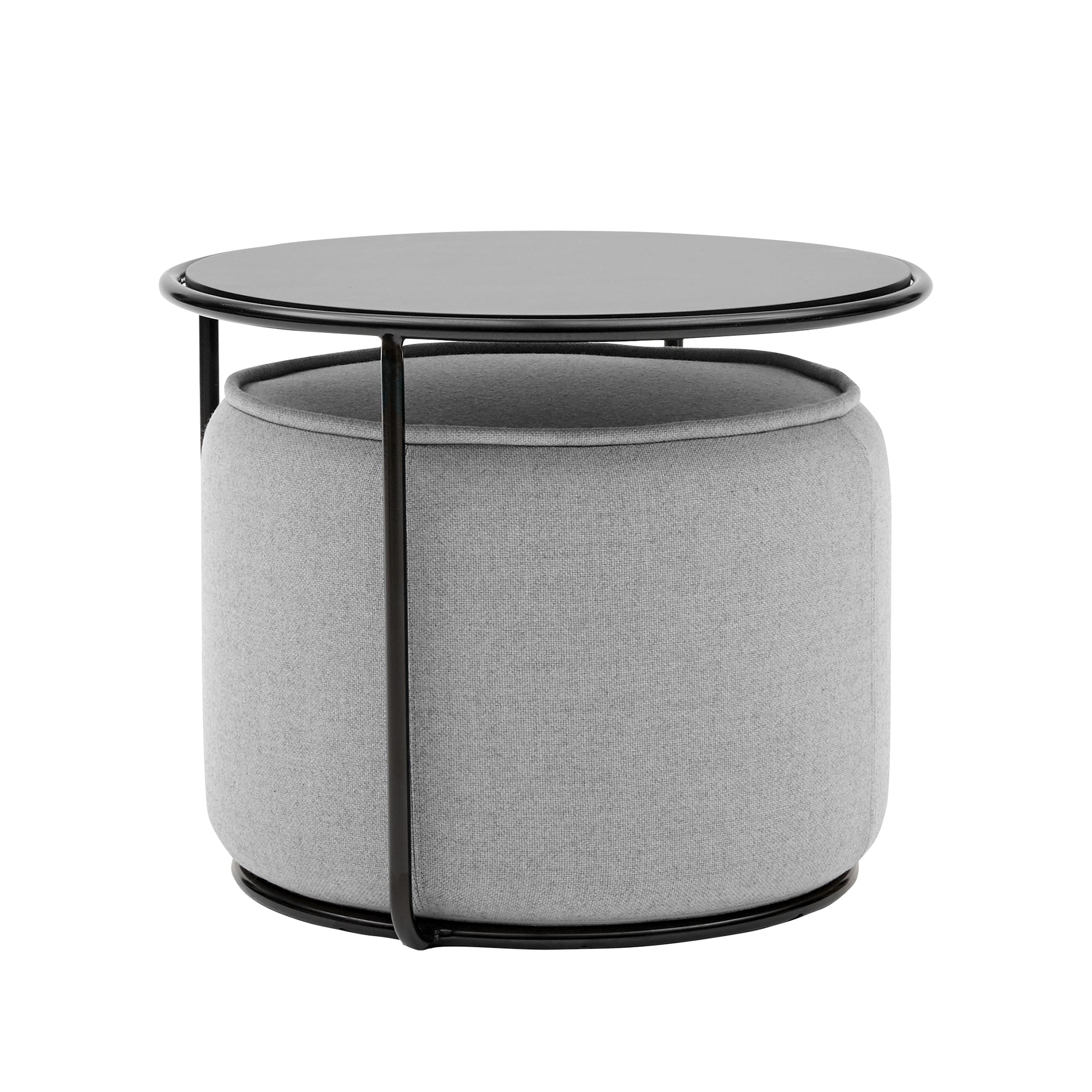 Softline - Tom Pouf und Beistelltisch