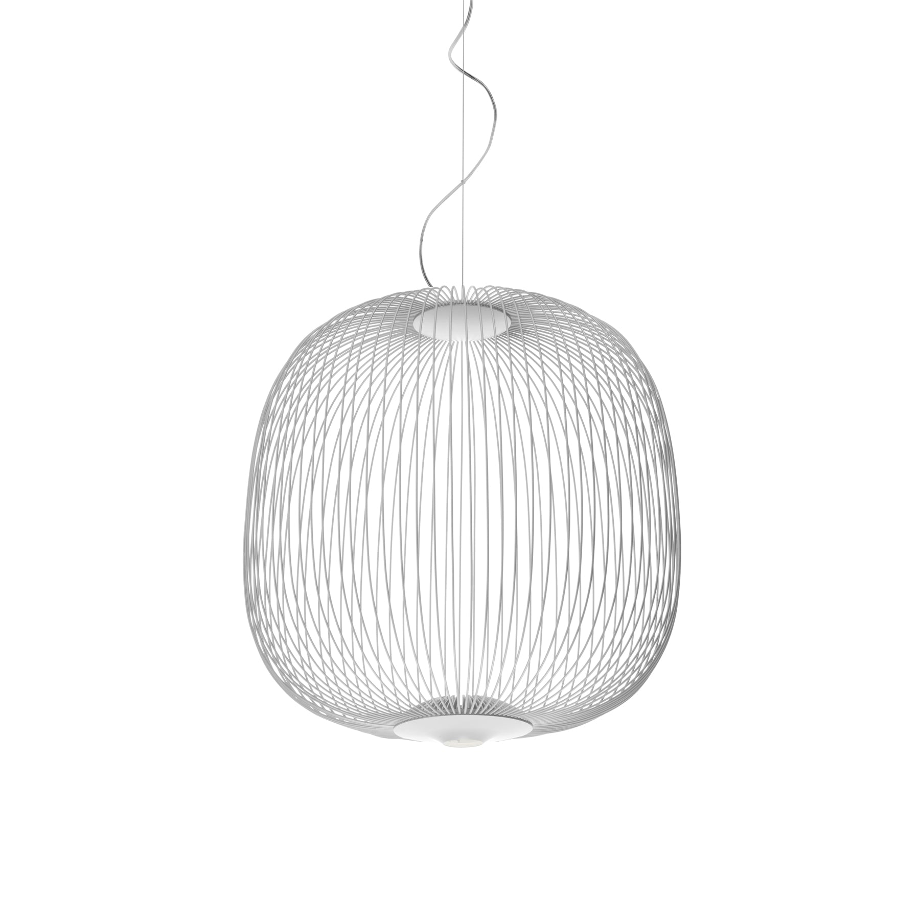Foscarini - Spokes Pendelleuchte 2 | nicht dimmbar / normal / weiß