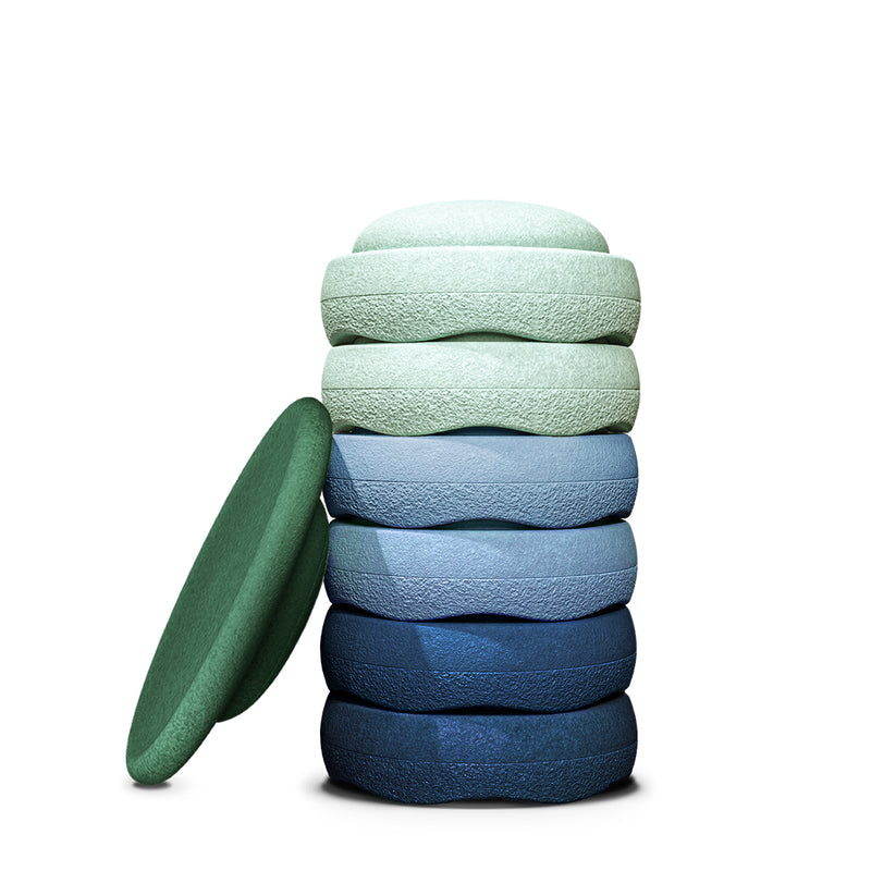 Stapelstein® - Waters &amp; Greens Set | 7er-Set / waters & greens