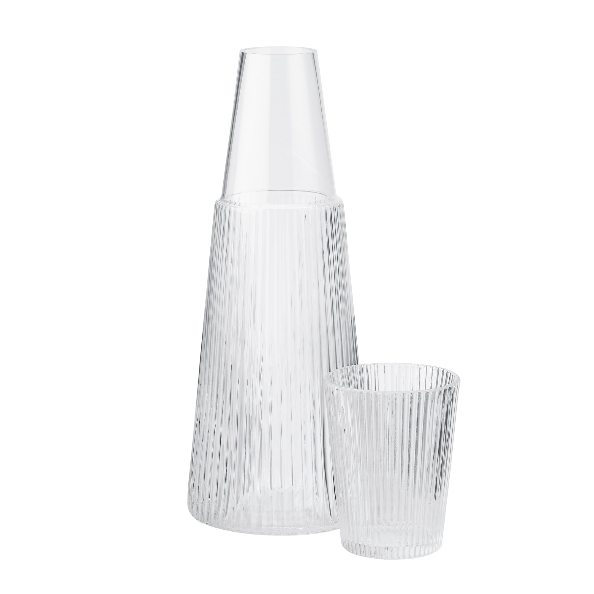 Stelton - Pilastro Karaffe mit Glas