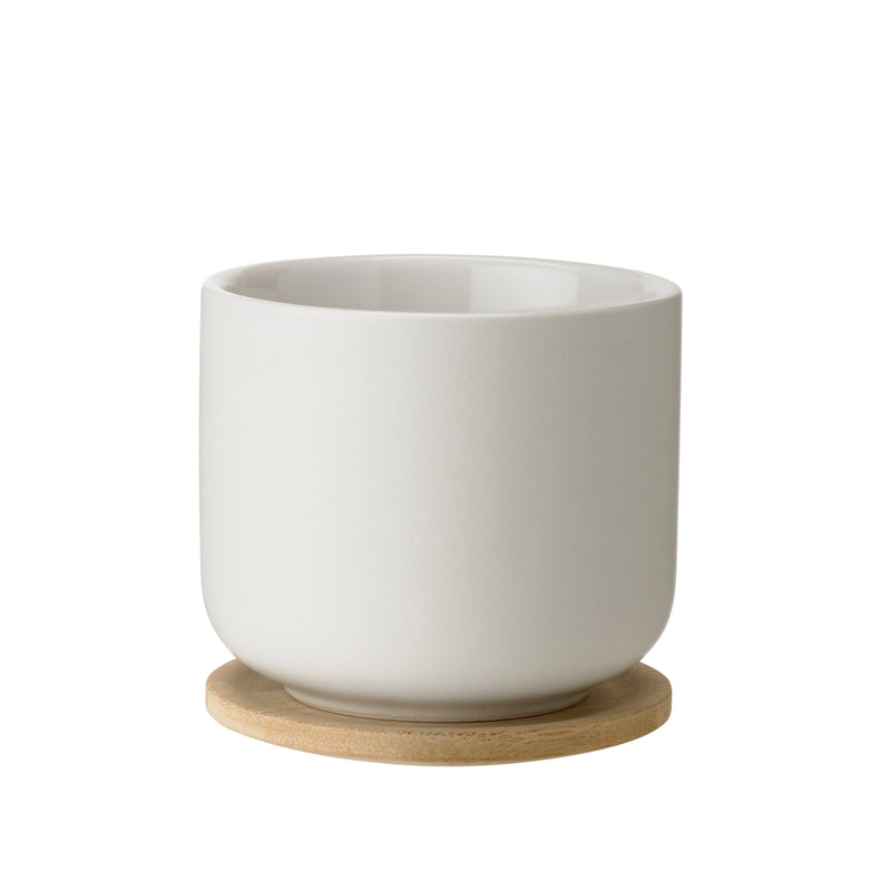 Stelton - Theo Teebecher mit Untersetzer | 0,2 l / sand