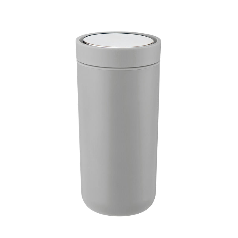 Stelton - To Go Click Becher | 0,4 l / hellgrau