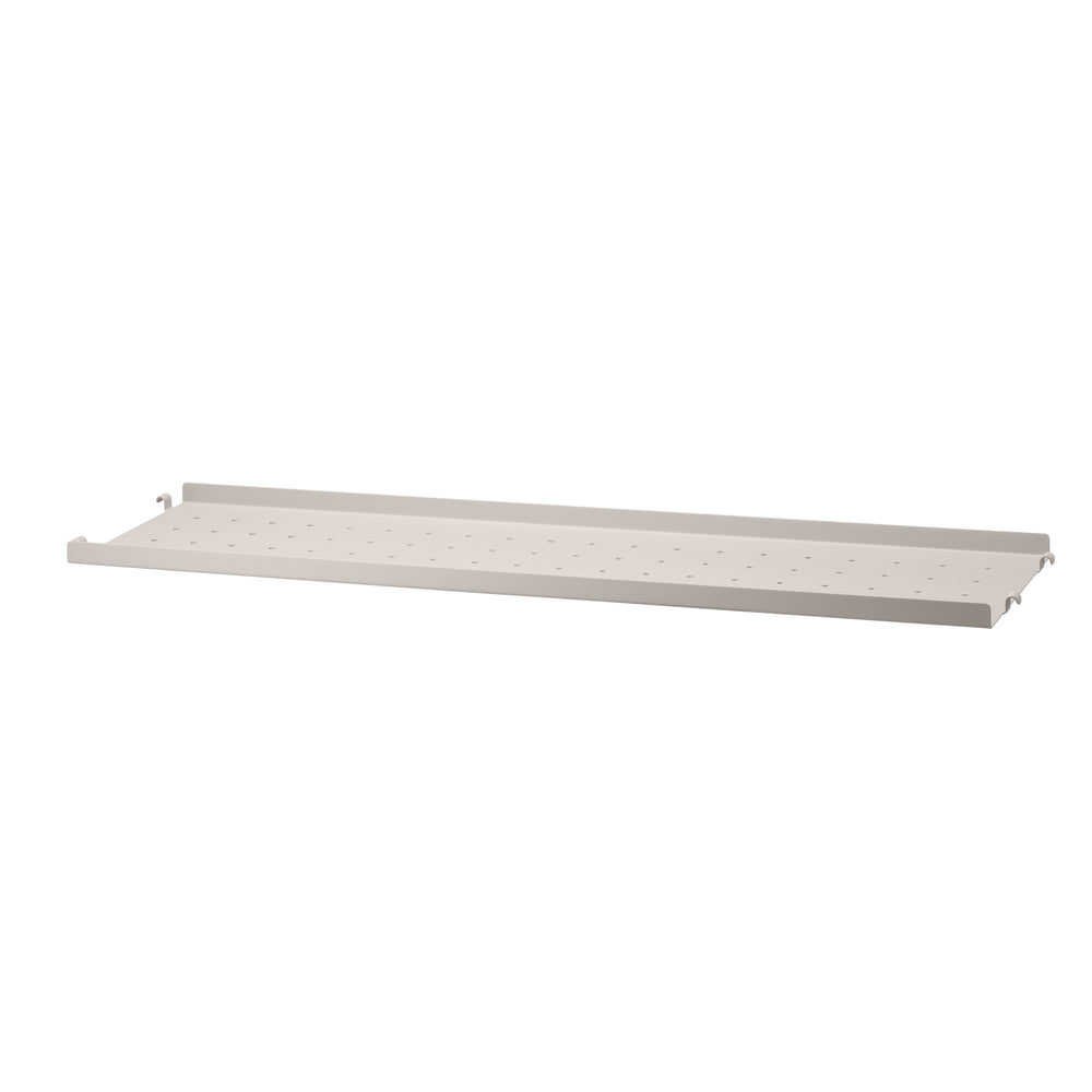 String - Metallboden mit niedriger Kante | 78 x 20 cm / beige