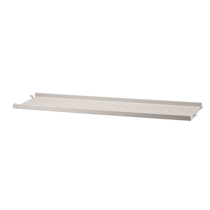 String - Metallboden mit niedriger Kante | 78 x 20 cm / beige