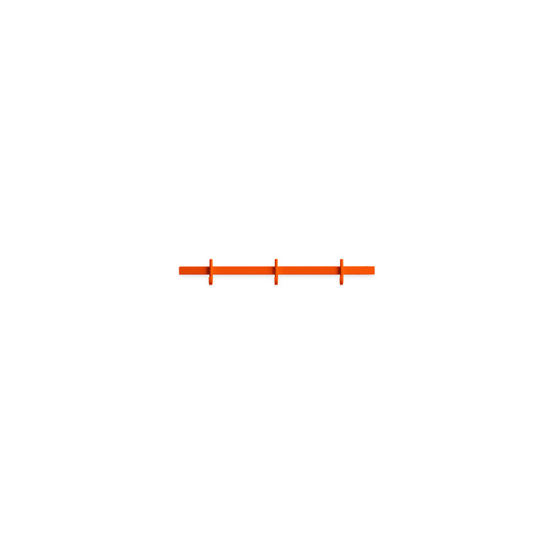 String - Relief Hakenleiste | klein / orange