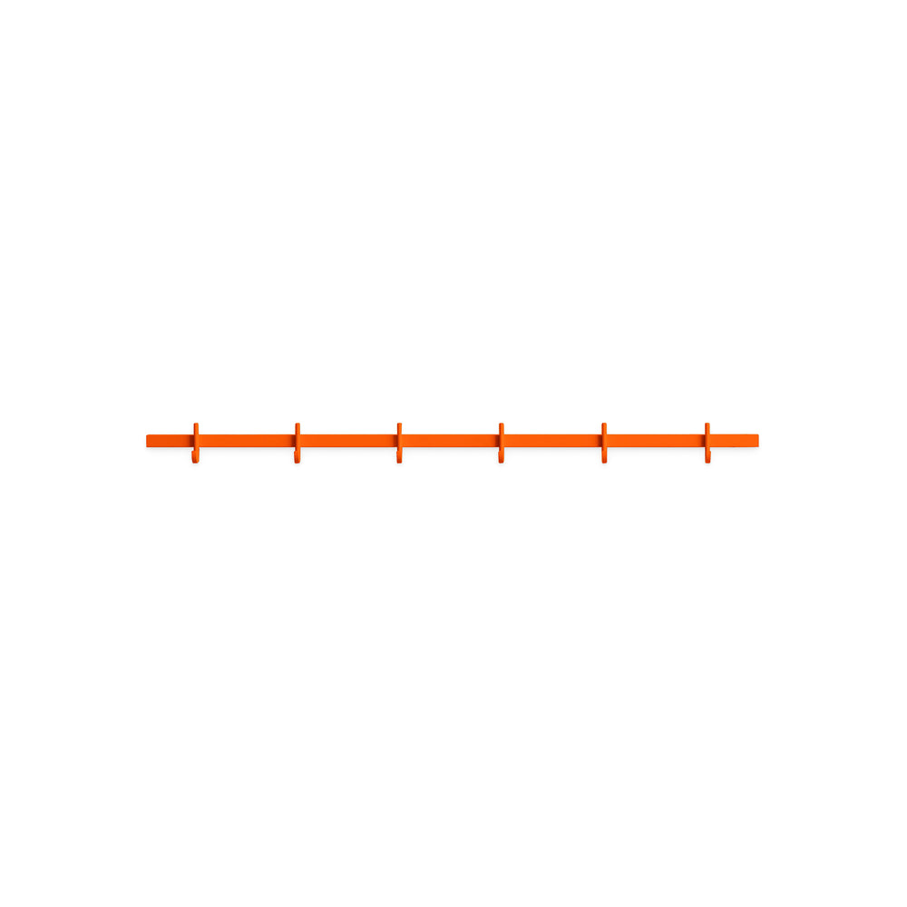 String - Relief Hakenleiste | mittel / orange